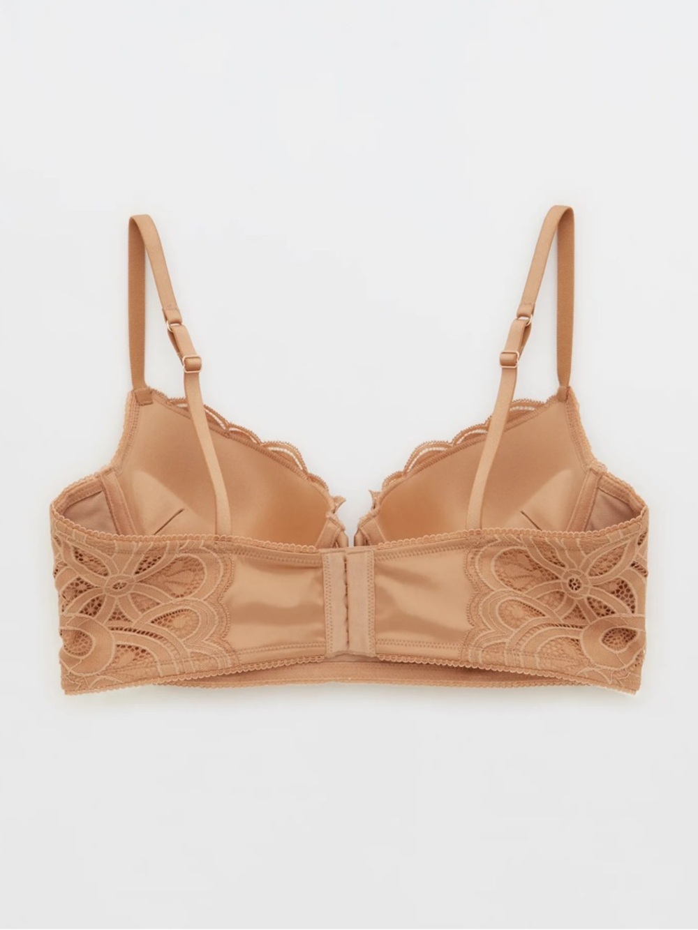 aerie Show Off Plunge Push Up Rooftop Garden Lace Bra | Size 34B | Never Worn - Picture 5 of 7